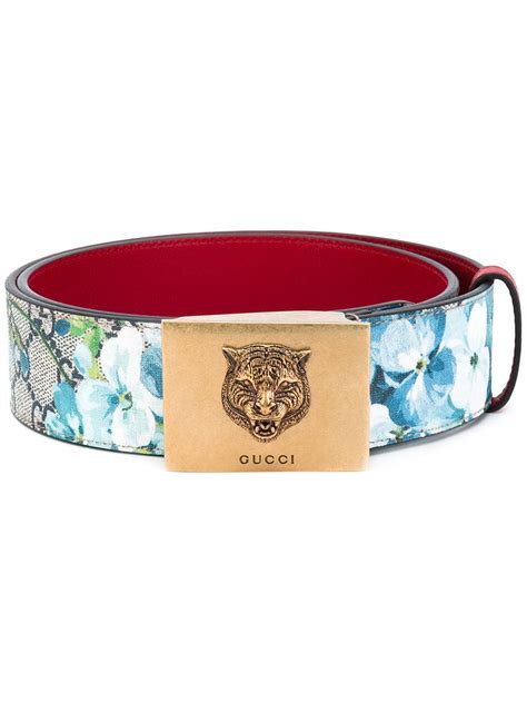 gucci belt blooms blue|gucci belt without buckle.